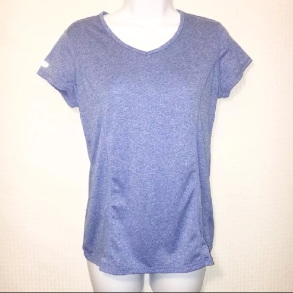 Danskin Now V-Neck Fitness Shirt Top Sz M